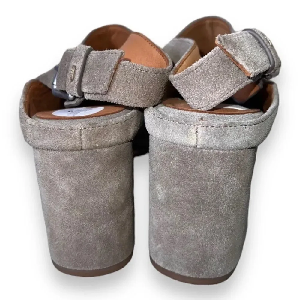 Gentle Soles by‎ Kenneth Cole Tami Slingback Shooter Ankle Boots Sage Women's 8M